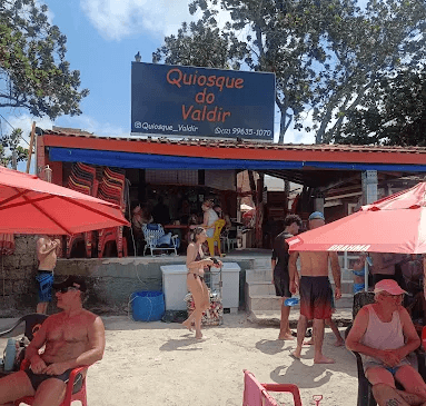 Quiosque do Valdir na Praia das Toninhas